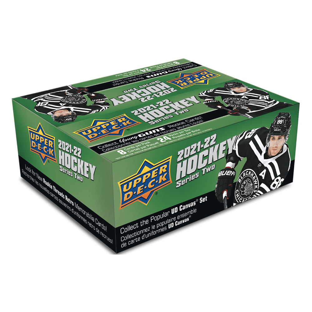 2021-22 Upper Deck Series 2 Hockey Retail Box | Stakk