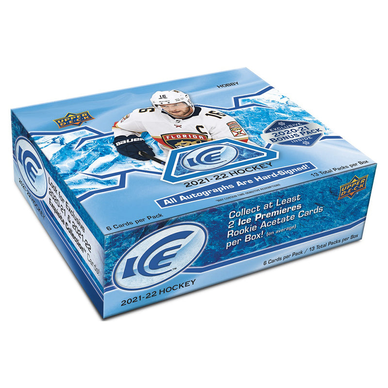 Break #659 : 12 Boxes Hockey 2021-22 UD Ice (Sealed Inner Case) - Team Select (PREFILL #1)