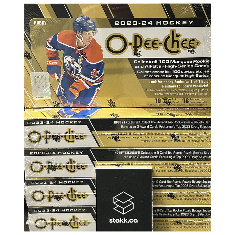 Break #936 : 5 Boxes Hockey 2023-24 O-Pee-Chee Hobby Leucan #9 - Team Random