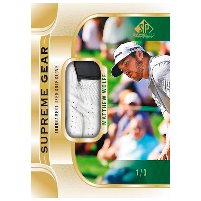 2021 Upper Deck SP Game Used Golf Hobby Box