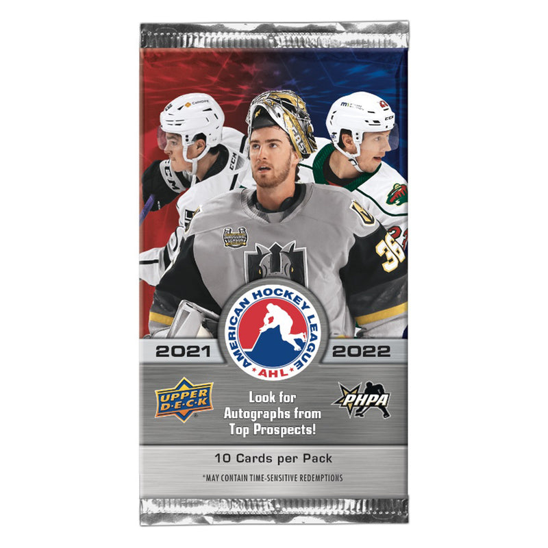2021-22 Upper Deck American Hockey League (AHL) Hockey Hobby Box