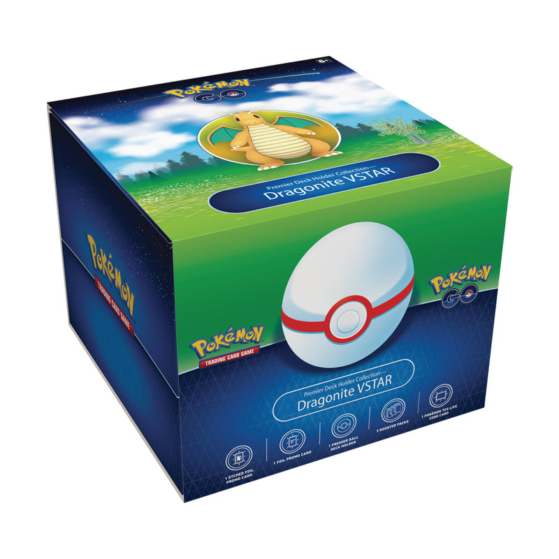 Pokémon Go Premier Deck Holder Dragonite VStar Box
