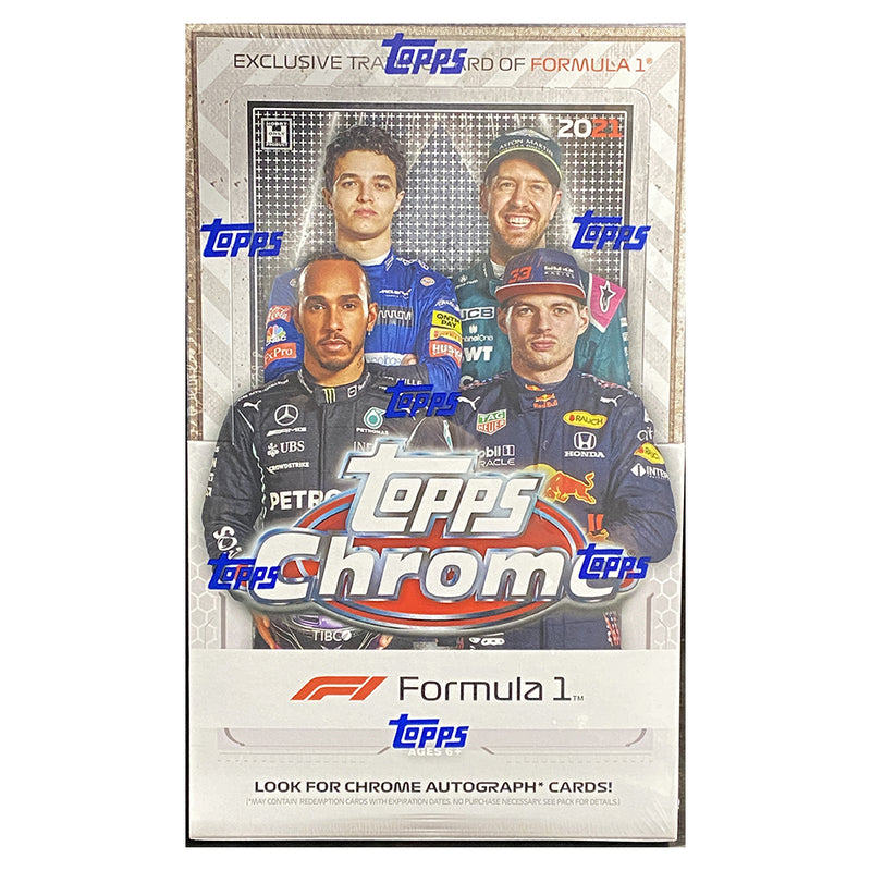 2021 Topps Formula 1 Chrome Hobby Box