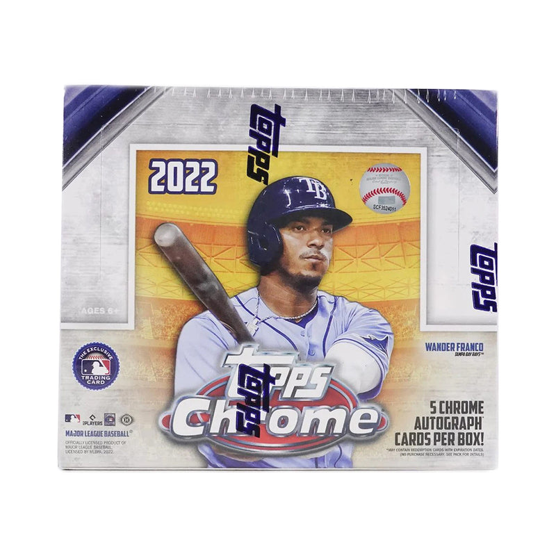 2022 Topps Chrome Baseball Boîte Jumbo