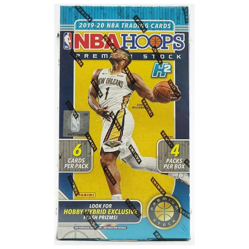 2019-20 Panini NBA Hoops Premium Stock Basketball Hobby Hybrid Box | Stakk