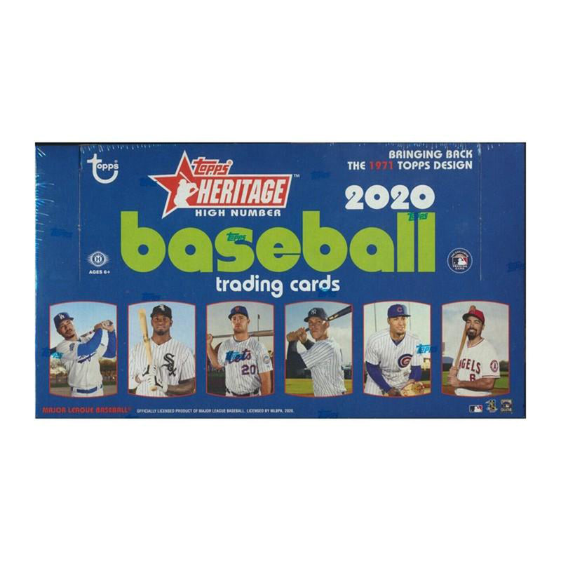 2020 Topps Heritage High Number Baseball Hobby Box | Stakk