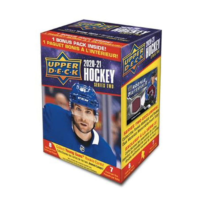 2020-21 Upper Deck Series 2 Hockey Cards Blaster Box | Stakk