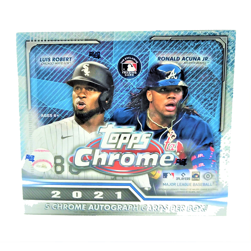 2021 Topps Chrome Baseball Jumbo Box