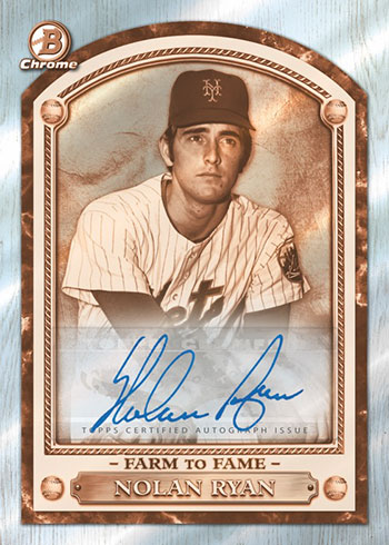 2020 Bowman Chrome Baseball Farm to Fame Autographs